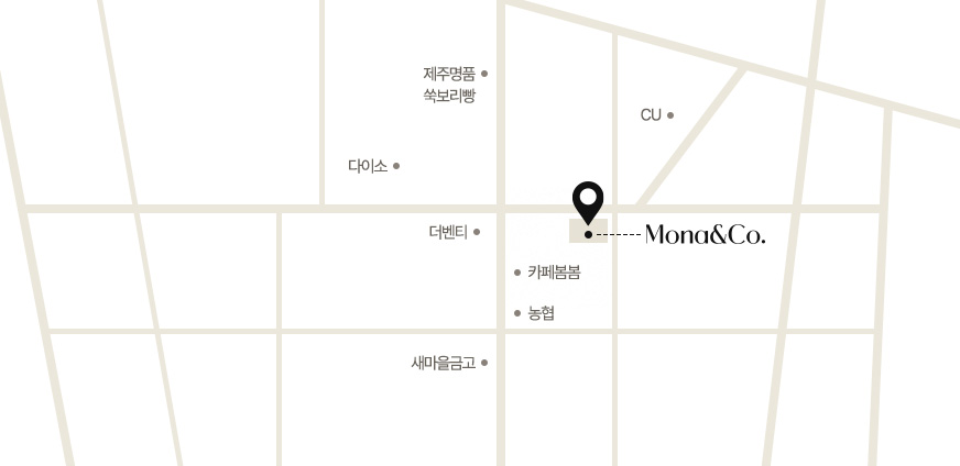 모나앤코 지도 일러스트