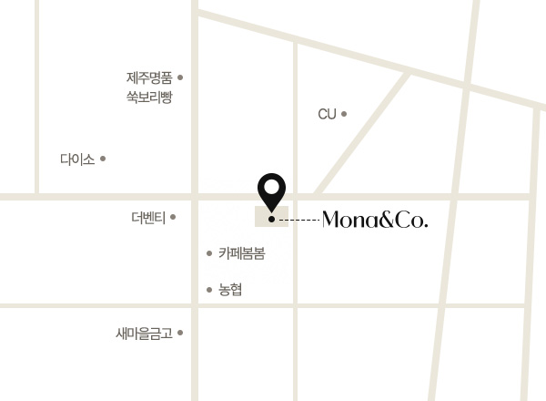 모나앤코 지도 일러스트